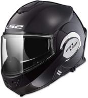 🔥 ls2 helmets modular valiant helmet - gloss black medium: superior protection and versatility logo