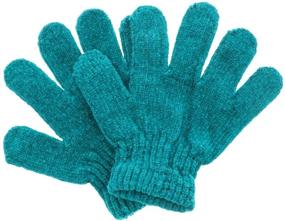 img 2 attached to Warm Winter Girls' Chenille Kids Gloves - Stylish Accessories for Cold Weather