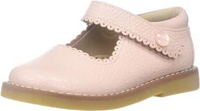 img 4 attached to 🐘 Elephantito Girls Mary White Flats: Stylish Shoes for Comfortable Little Girls