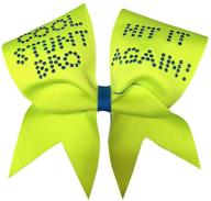 chosen bows stunt cheer yellow logo