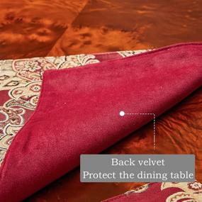 img 2 attached to 🍽️ Easy-Clean Non-Slip Resistant Placemats: Washable Placemats for a Neat Dining Experience