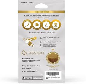 img 1 attached to 45mm Rotary Cutter Blades for Quilting - 5-Pack, Ideal for Precision Cuts