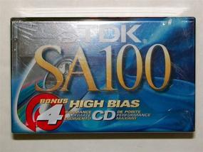 img 3 attached to TDK SA100-4: 100-Minute High Bias IECII/Type II Blank Audio Cassette (4-Pack) - Superior Sound Quality and Extended Recording Time