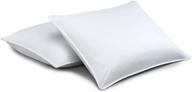 premium standard textile chambersoft down-alternative pillow set for king beds - luxurious comfort (20x36 inches, 2-pack) logo