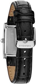 img 2 attached to Caravelle Womens Quartz Stainless Leather Women's Watches