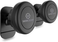 🚗 wixgear 2 pack magnetic car mount - stick on dashboard phone holder for cell phones and mini tablets logo