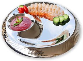 img 4 attached to 🍤 Maverick Unity Shrimp Cocktail Serving Tray: Elevate Your Appetizers!