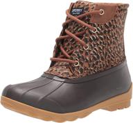 sperry unisex kids leopard medium boys' shoes and boots logo