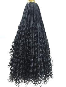 img 2 attached to Crochet Lopped Braiding Goddesses Extentions Hair Care
