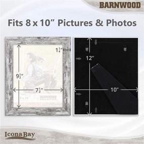 img 3 attached to Icona Bay Picture Barnwood Collection Home Decor