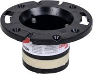 🚽 improved abs black cast iron closet flange replacement - oatey 43538, 4-inch logo