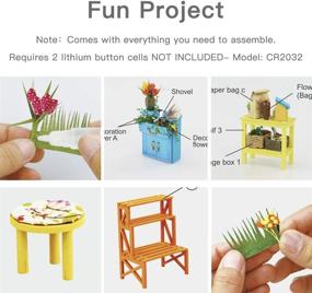 img 1 attached to 🌸 Rolife Miniature Dollhouse Kit - Flower House Home Decoration for Enhanced SEO