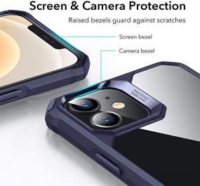 img 1 attached to ESR Air Armor Compatible With IPhone 12 Mini Case [Military-Grade Drop Protection] [Shock-Absorbing Corners] [Anti-Yellowing Hard Back] [Scratch Resistant] [Flexible Frame] 5