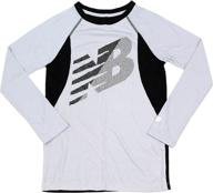 👕 майка с длинным рукавом для мальчиков от new balance логотип