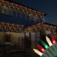 recesky 100 christmas icicle lights seasonal decor логотип