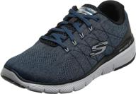 men's skechers low top trainers in black - athletic shoes логотип