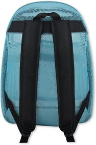 img 1 attached to 🎒 Stylish and Durable Transparent Backpack by Trailmaker: Ideal for School and Everyday Shoulder Use