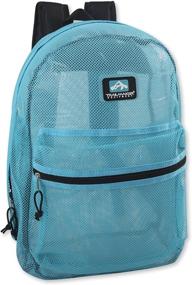 img 4 attached to 🎒 Stylish and Durable Transparent Backpack by Trailmaker: Ideal for School and Everyday Shoulder Use