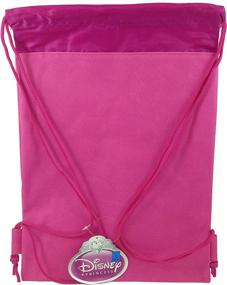 img 1 attached to 👑 Enchanting Disney Princess Drawstring String Backpack: Perfect for Little Royalty!