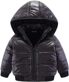 img 4 attached to LittleSpring Puffer Jacket Windbreaker Outerwear Apparel & Accessories Baby Girls