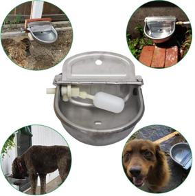 img 2 attached to 304 Stainless Steel Automatic Waterer Bowl for Dog Horse Goat Pig - Livestock Tool with Float Water Valve and 1M Pipe
