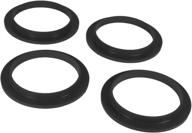 🔧 enhance suspension performance with prothane 1-1706-bl black front coil spring isolator kit logo