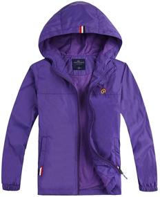 img 4 attached to 🌧️ Jingle Bongala Lightweight Raincoat: Waterproof Hooded Jacket for Boys and Girls - Breathable, Windbreaker, and Easy to Fold