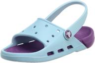 👟 crocs kids' electro slide shoes logo