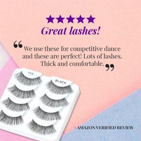 img 2 attached to 👁️ Ardell Multipack 105 False Lashes - Get Glamorous with 4 Pairs in 1 Pack!