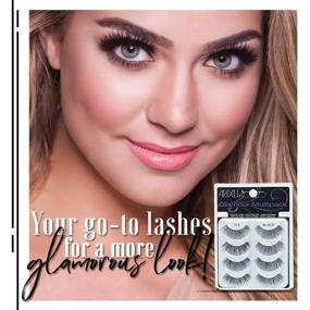 img 3 attached to 👁️ Ardell Multipack 105 False Lashes - Get Glamorous with 4 Pairs in 1 Pack!