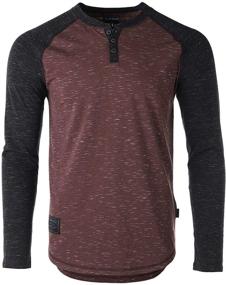 img 4 attached to 👕 ZIMEGO Men's Baseball Henley Shirts: Stylish and Comfortable Men's Clothing