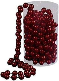 img 4 attached to 🎄 Vibrant Red Bead Garland by Kurt Adler: A Festive Touch for Decorating