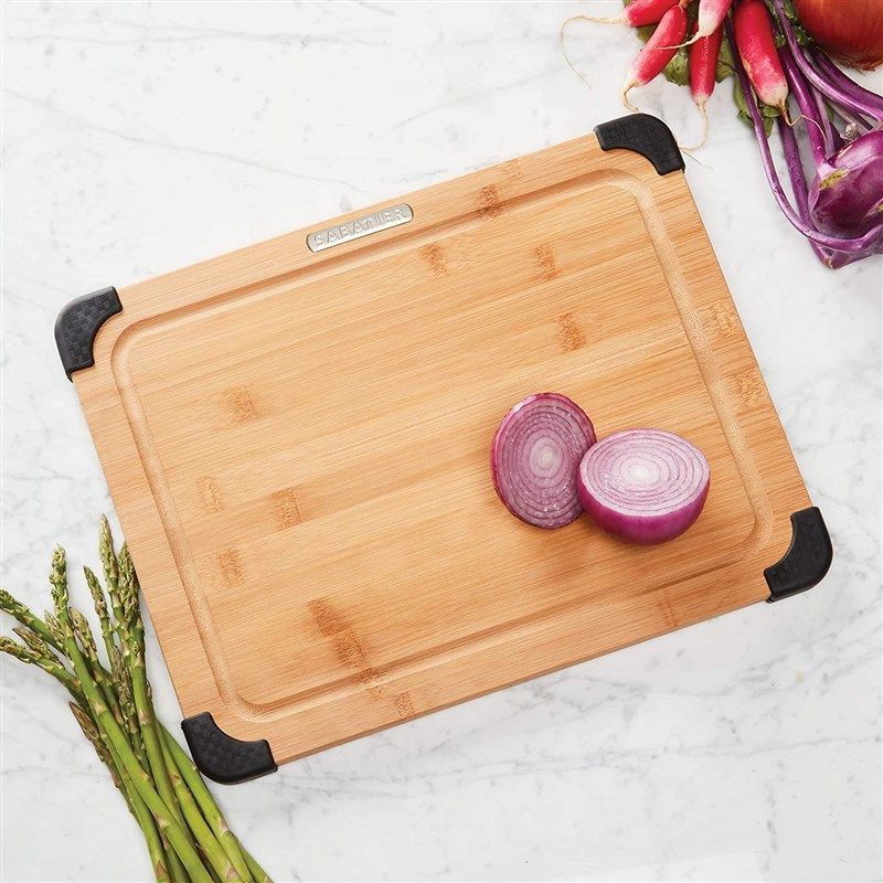 Sabatier Nonslip Poly Cutting Board ,Black