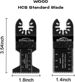 img 2 attached to Versatile EONLION 20 Multi-tool Blades: Perfect Fit for Fein, Porter Cable, Dewalt, Bosch, and More!