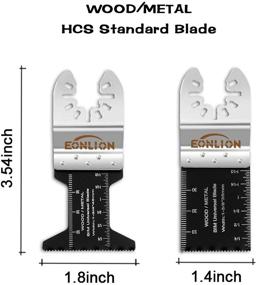 img 3 attached to Versatile EONLION 20 Multi-tool Blades: Perfect Fit for Fein, Porter Cable, Dewalt, Bosch, and More!