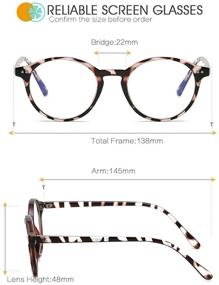img 3 attached to ALIENSX Blocking Eyeglasses Eyestrain Lightweight