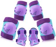 🛴 argohome kids youth knee pad elbow pad set with wrist guards for roller skating, biking, cycling, inline skating, scooter sports & outdoor activities logo