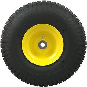 img 1 attached to John Deere Riding Mower Front Tire 🚜 Assembly - MARASTAR 15x6.00-6, Turf Saver Tread Replacement