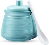 🌟 njcharms ceramic porcelain seasoning turquoise: taste-enhancing charm for your kitchen! logo