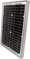 🌞 high quality hqrp 12w 12v solar panel for efficient charging of street lights, homes, security cameras, gardens, rvs, and boats logo