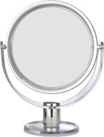 enhanced beauty routine: bnyd round tabletop two-sided swivel vanity makeup mirror - 2x magnification логотип
