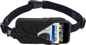 img 4 attached to 🏃 SPIbelt Running Belt Large Pocket: The Perfect Waist Pack for Runners and Athletes - No-Bounce Sport Pouch for iPhone 6, 7, 8-Plus, X