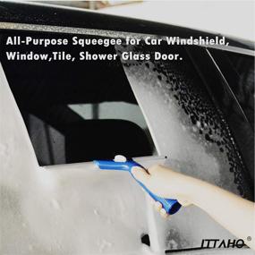 img 3 attached to 🪟 ITTAHO All Purpose Squeegee: Versatile Window Cleaner for Car, Auto, Mirror, Glass, and More - 8", 10", 12" Options