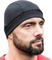 🧢 adventurologist skull caps: stylish black duo pack for ultimate comfort logo