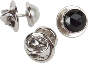 img 1 attached to 💎 Trenton Gifts Cover Up Buttons - Set of 3 - Pearl Black Diamond