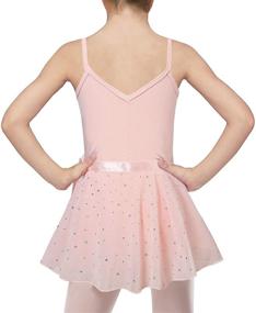 img 1 attached to Ballet Leotards for Girls: Dance Dress with Shiny Sequin Skirt, Removable Ballerina Outfits, Ideal for Ages 3-9 Years