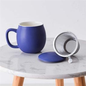 img 1 attached to ☕ Yundu Porcelain Teacup with Infuser for Steeping