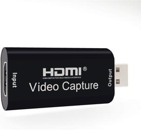 img 4 attached to 🎥 Panoraxy USB Video Capture Card: 1080FHD Recording, HDMI Input, Live Streaming & Easy Operation