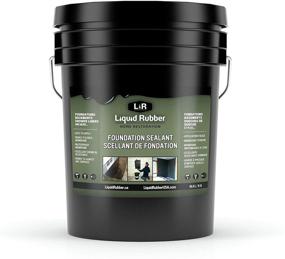 img 4 attached to 🌧️ Waterproof and Easy-to-Apply Liquid Rubber Concrete Foundation Sealant - Outdoor & Indoor Coating, Black, 5 Gallon