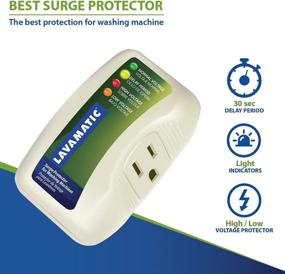 img 3 attached to 🔌 Safeguard Your Washing Machine with Lavamatic WS-10521 Electronic Surge Protector - Front Top Load Washers